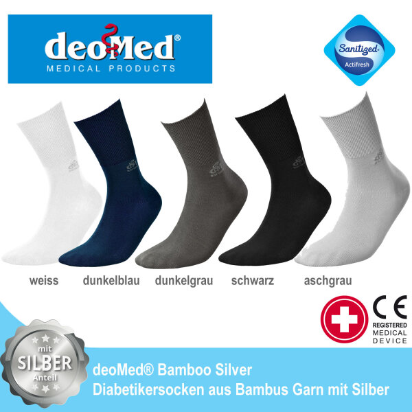 DEOMED® Bamboo Silver Diabetikersocke